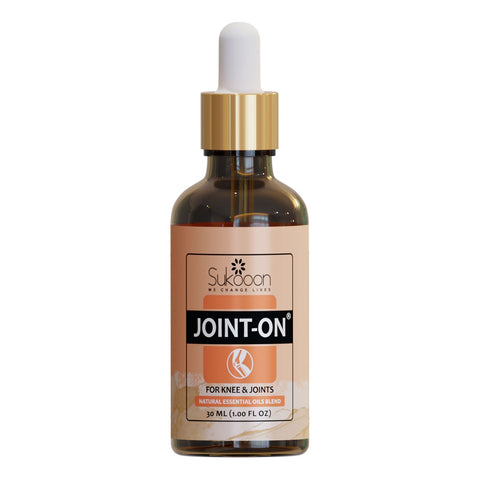 Sukoon Joint On Essential Oil Blend For Pain In Joints, Back Pain, Arthritis Pain, Knee Pain, Tennis Elbow, Strains And Sprains - 30ml  × 1